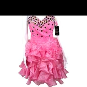 Nox Narianna Pink Above The knee Formal Dress